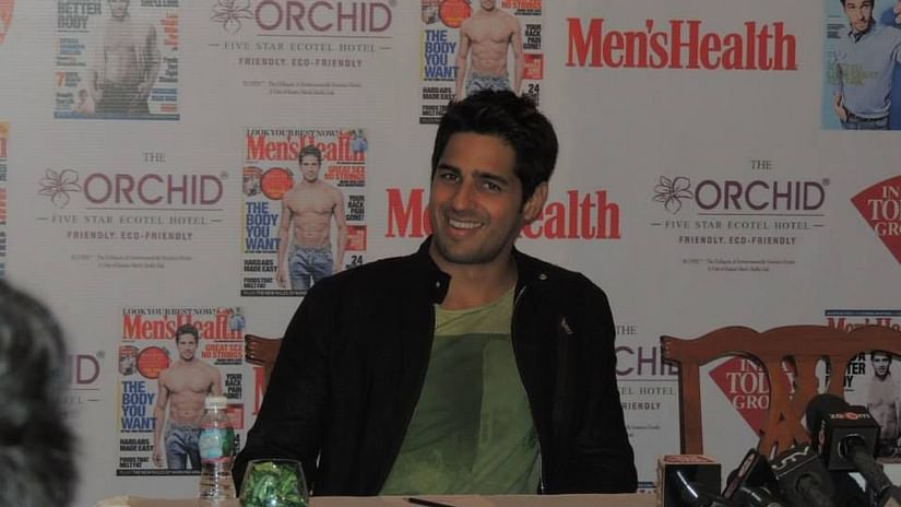 Siddharth Malhotra Bollywood actor at the The Orchid Hotel Mumbai